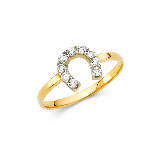 Fancy CZ Rings - 14K Gold - RG2173
