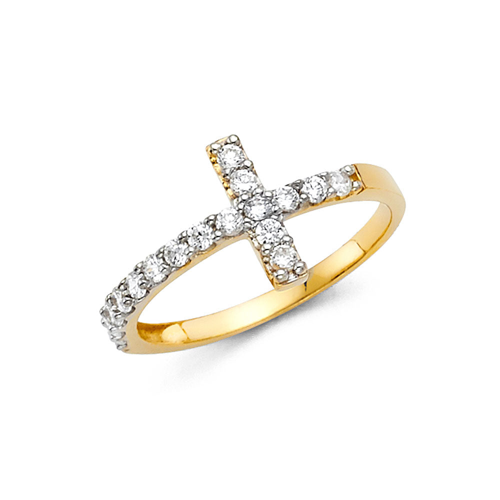 Fancy CZ Rings - 14K Gold - RG2174