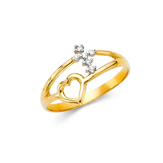 Fancy CZ Rings - 14K Gold - RG2175
