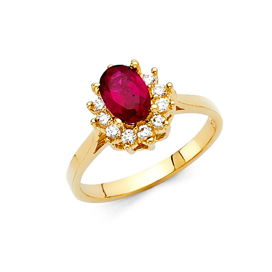 CZ Rings - 14K Gold - RG2185