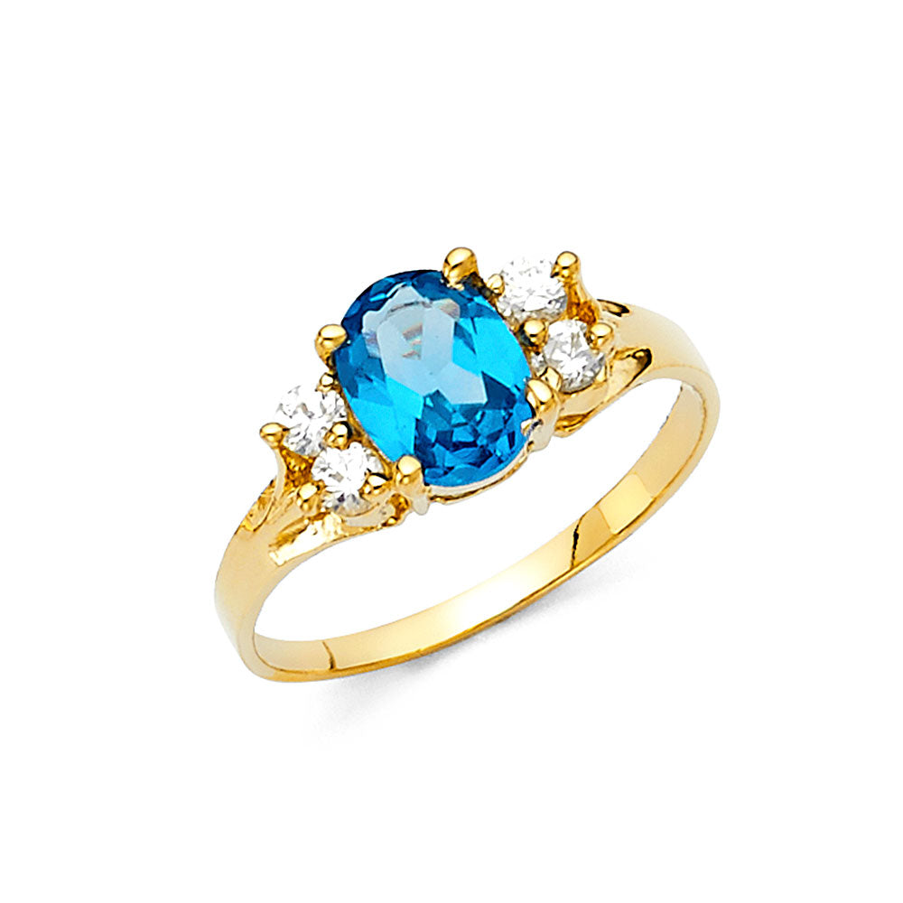 CZ Rings - 14K Gold - RG2186