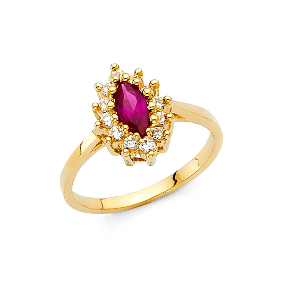 CZ Rings - 14K Gold - RG2187
