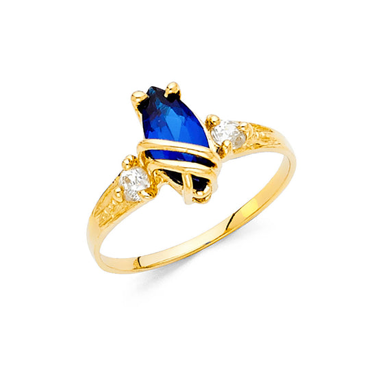 CZ Rings - 14K Gold - RG2204