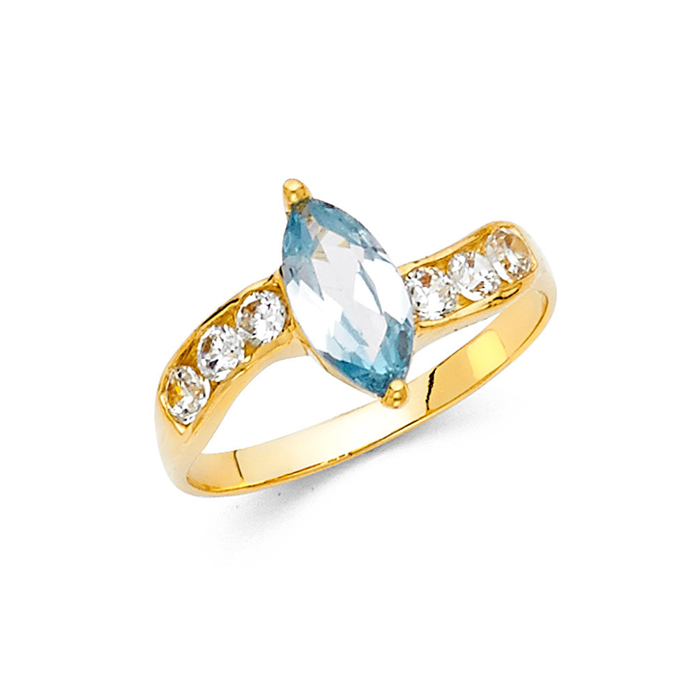 CZ Rings - 14K Gold - RG2205