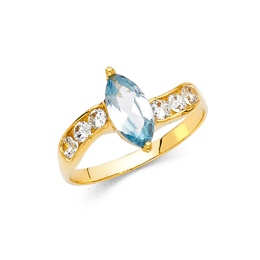 CZ Rings - 14K Gold - RG2205