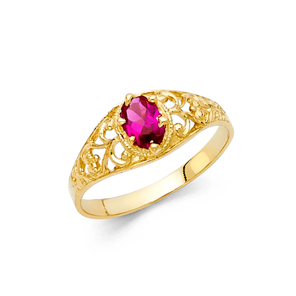 CZ Rings - 14K Gold - RG2207