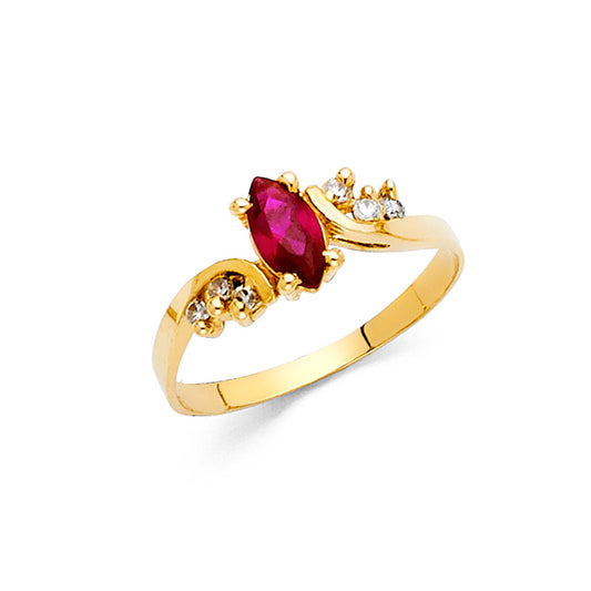 CZ Rings - 14K Gold - RG2214