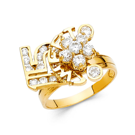CZ Rings - 14K Gold - RG2225