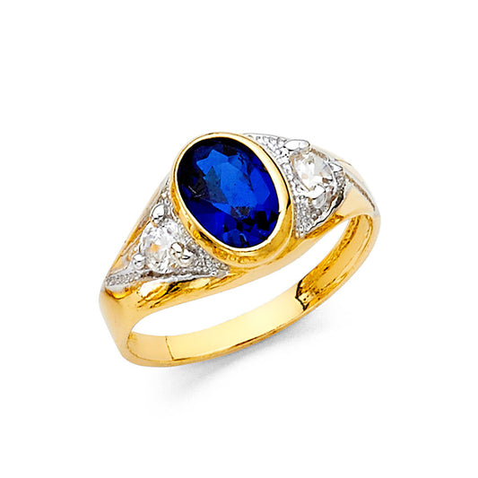 CZ Rings & Baby Rings - 14K Gold - RG2260