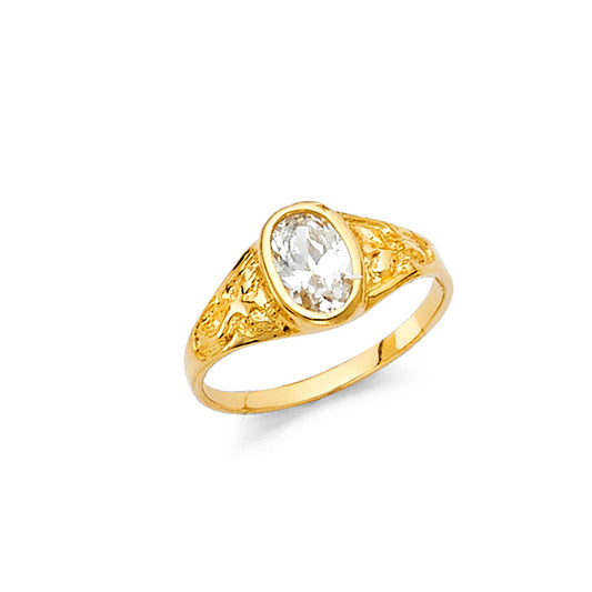 CZ Rings & Baby Rings - 14K Gold - RG2274