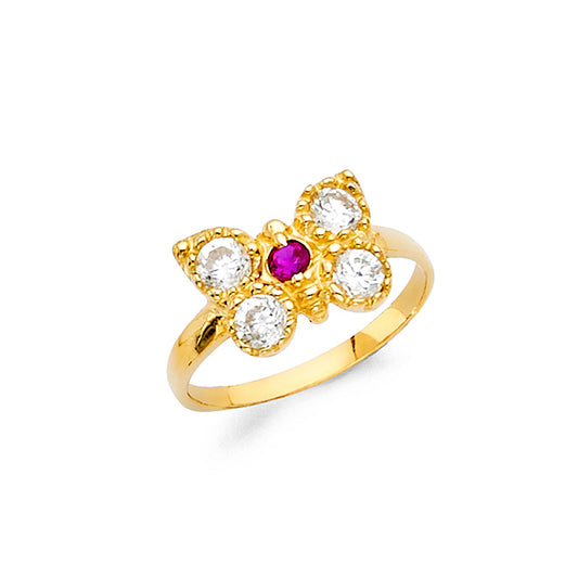 CZ Rings & Baby Rings - 14K Gold - RG2277