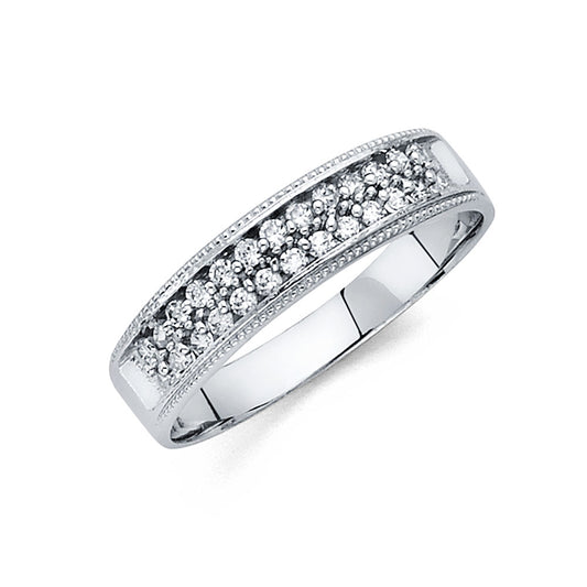 CZ Wedding Trio Sets - 14K - RG231