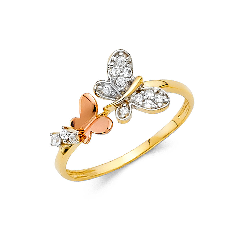 Fancy CZ Rings - 14K Gold - RG2319