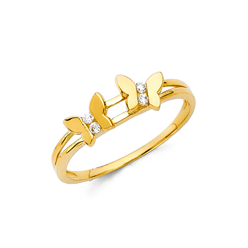 Fancy CZ Rings - 14K Gold - RG2320