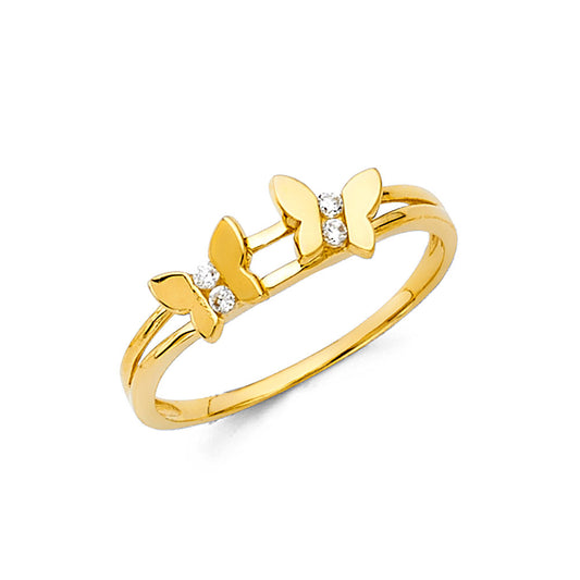Fancy CZ Rings - 14K Gold - RG2320