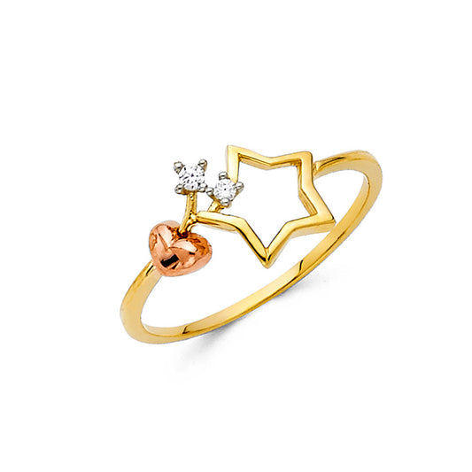 Fancy CZ Rings - 14K Gold - RG2323