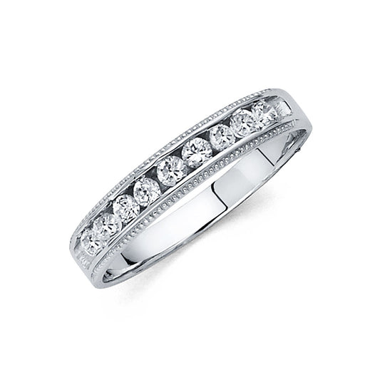 CZ Wedding Trio Sets - 14K - RG233
