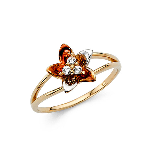 Fancy CZ Rings - 14K Gold - RG2348