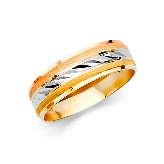 CZ Wedding Trio Sets - 14K - RG2392