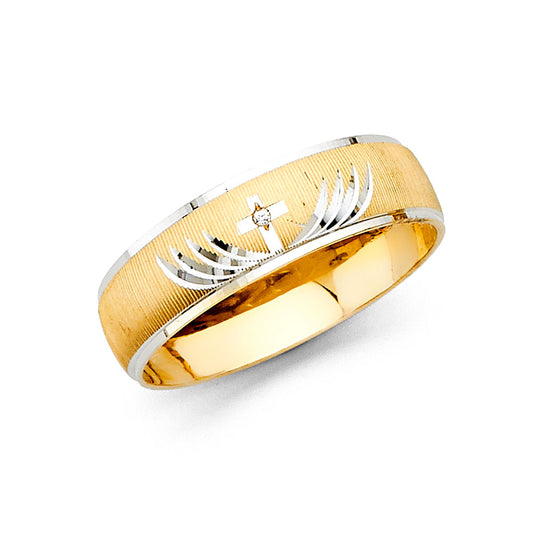 CZ Wedding Trio Sets - 14K - RG2410