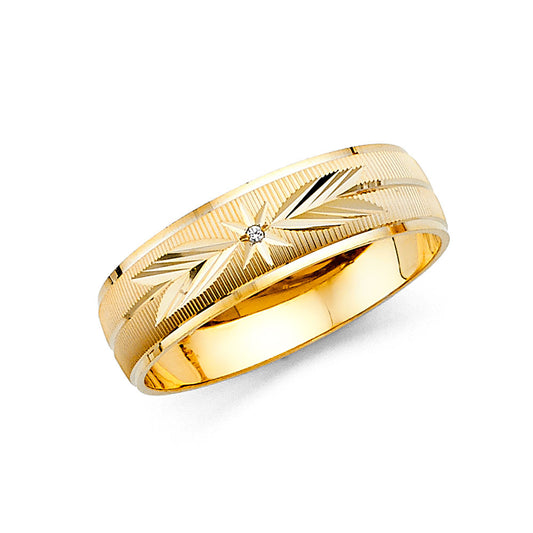 CZ Wedding Trio Sets - 14K - RG2425