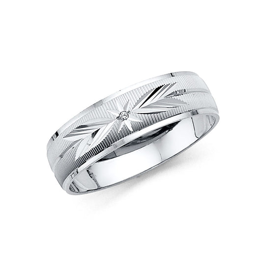 CZ Wedding Trio Sets - 14K - RG2482