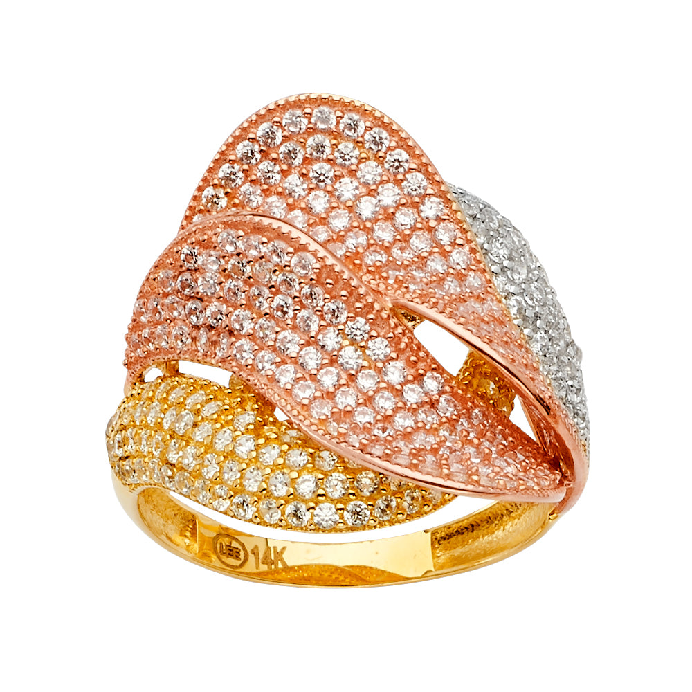 Fancy CZ Rings - 14K Gold - RG2497