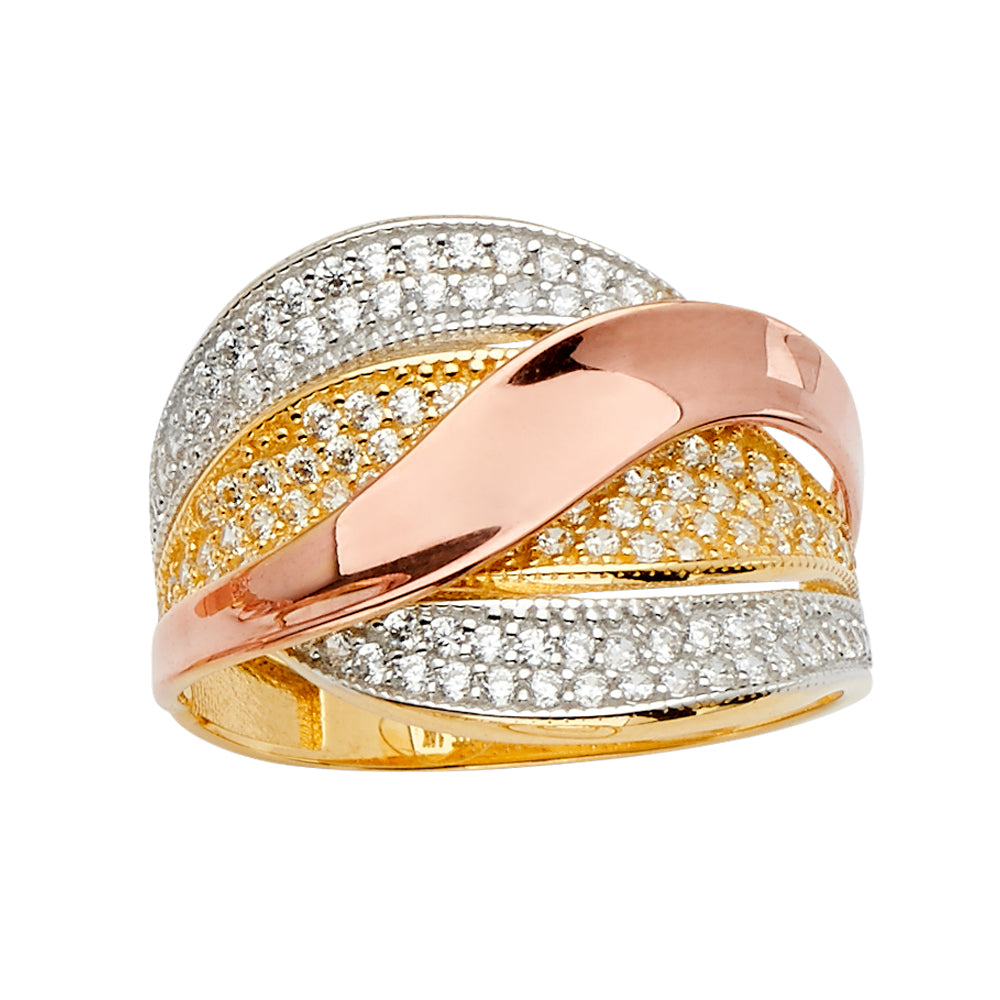 Fancy CZ Rings - 14K Gold - RG2499