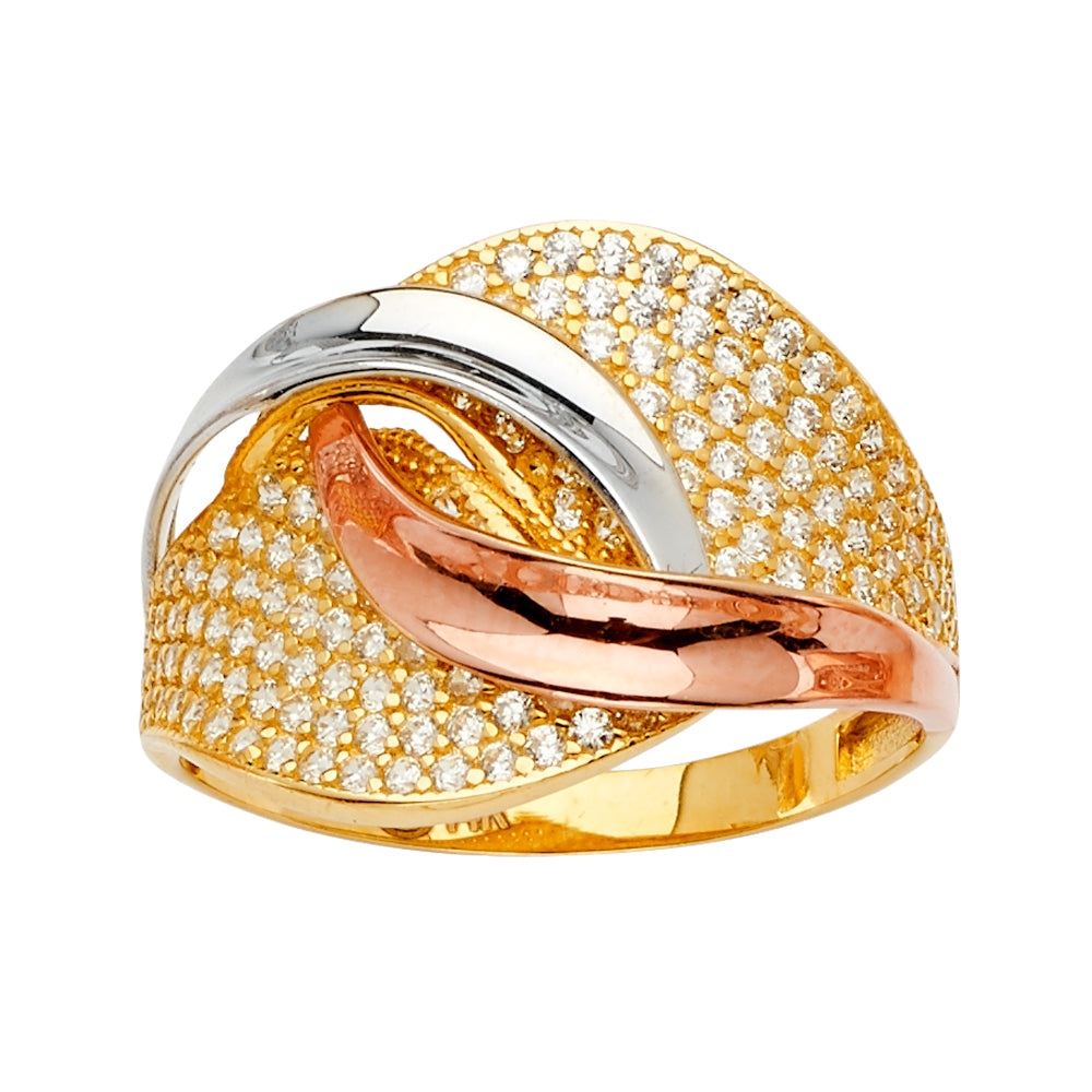 Fancy CZ Rings - 14K Gold - RG2504