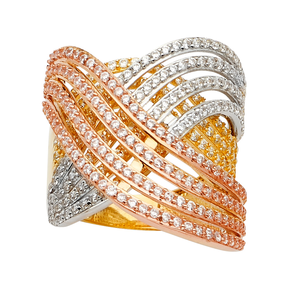 Fancy CZ Rings - 14K Gold - RG2515