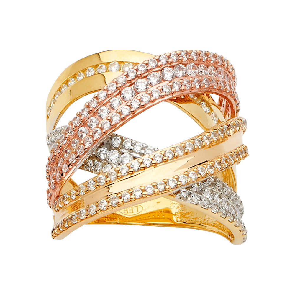 Fancy CZ Rings - 14K Gold - RG2554
