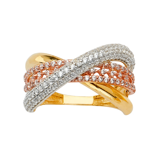Fancy CZ Rings - 14K Gold - RG2556