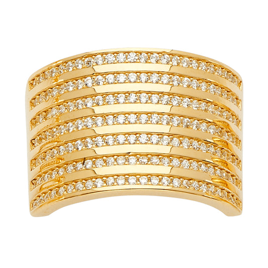 Fancy CZ Rings - 14K Gold - RG2580