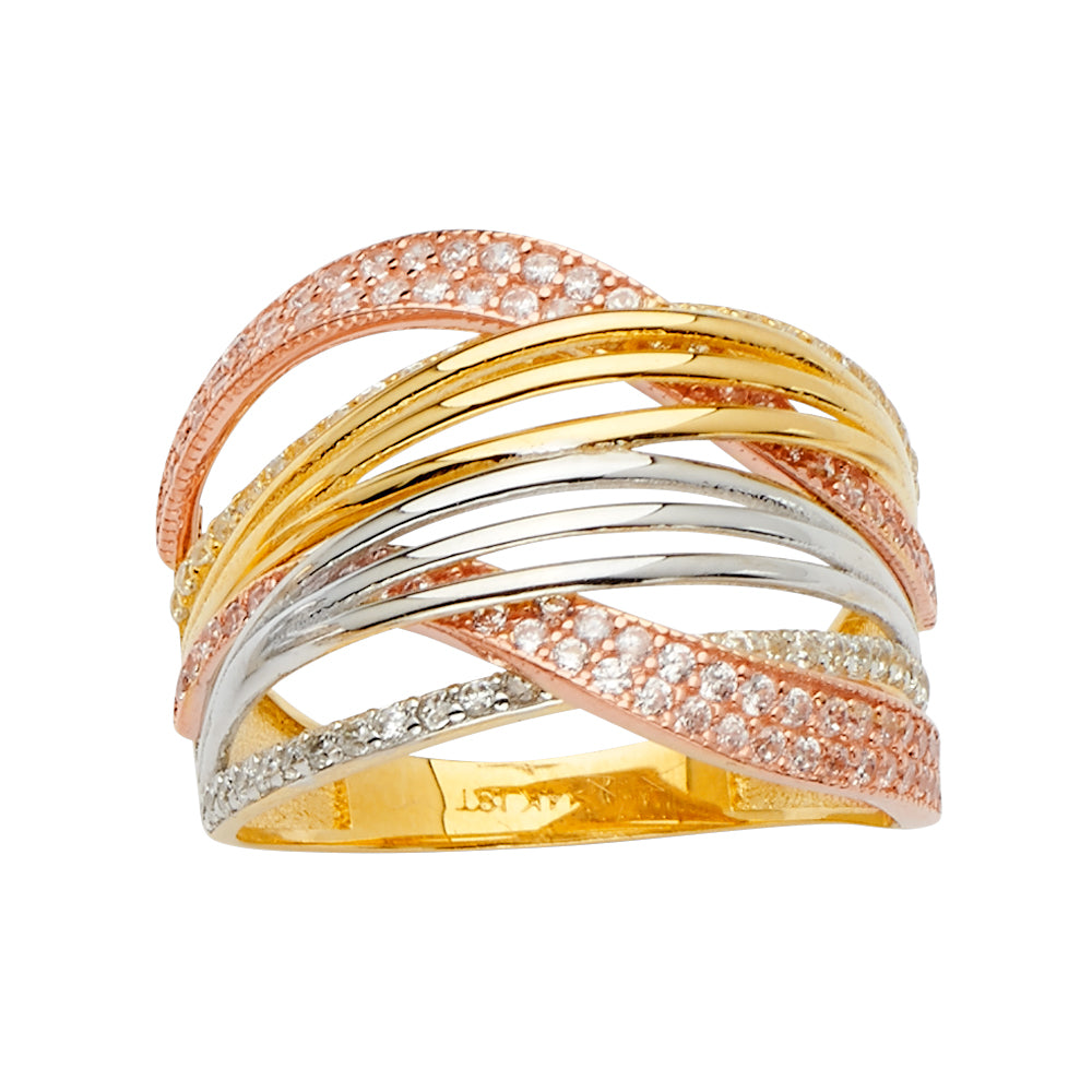 Fancy CZ Rings - 14K Gold - RG2645