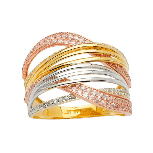 Fancy CZ Rings - 14K Gold - RG2645