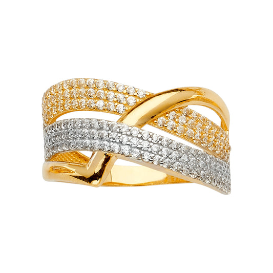 Fancy CZ Rings - 14K Gold - RG2648
