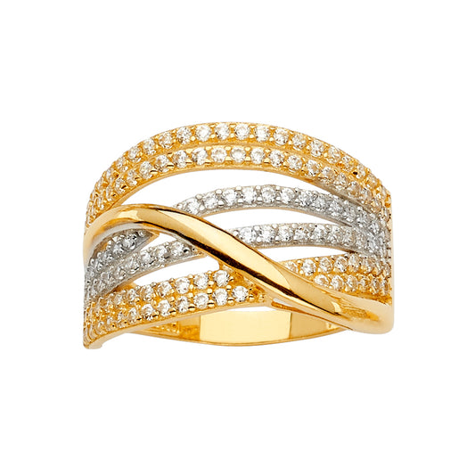 Fancy CZ Rings - 14K Gold - RG2649