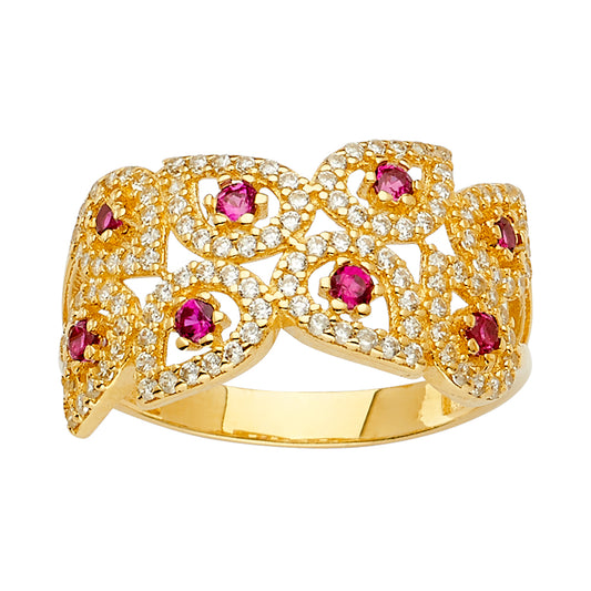 Fancy CZ Rings - 14K Gold - RG2661