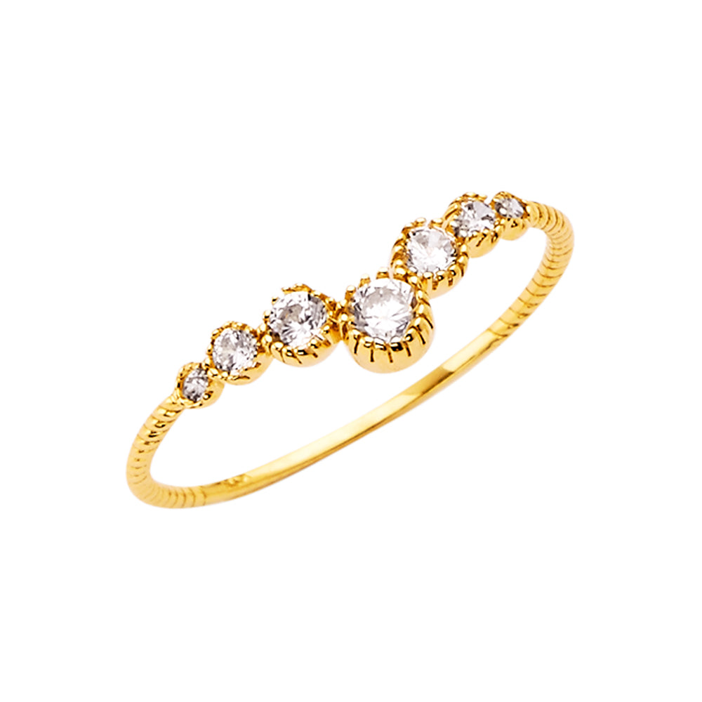Fancy CZ Rings - 14K Gold - RG2667