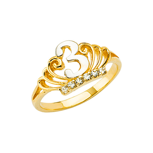CZ Rings & Baby Rings - 14K Gold - RG2761