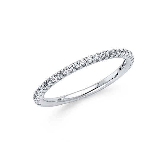 CZ Wedding Bands - 14K Gold - RG287
