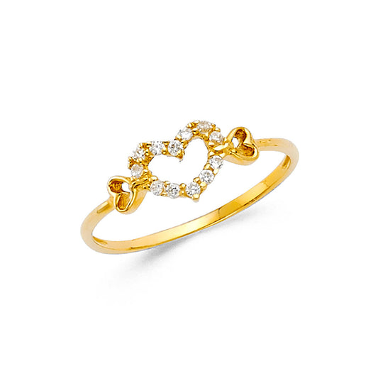 Fancy CZ Rings - 14K Gold - RG317