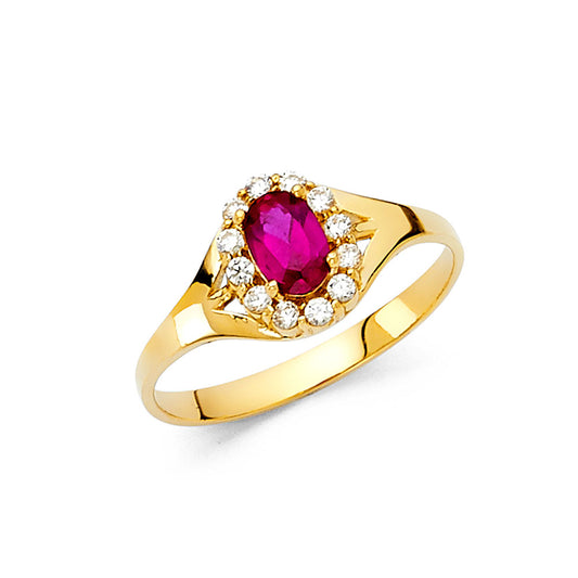 CZ Rings - 14K Gold - RG360