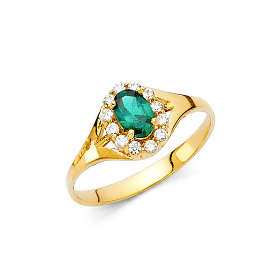 CZ Rings - 14K Gold - RG362