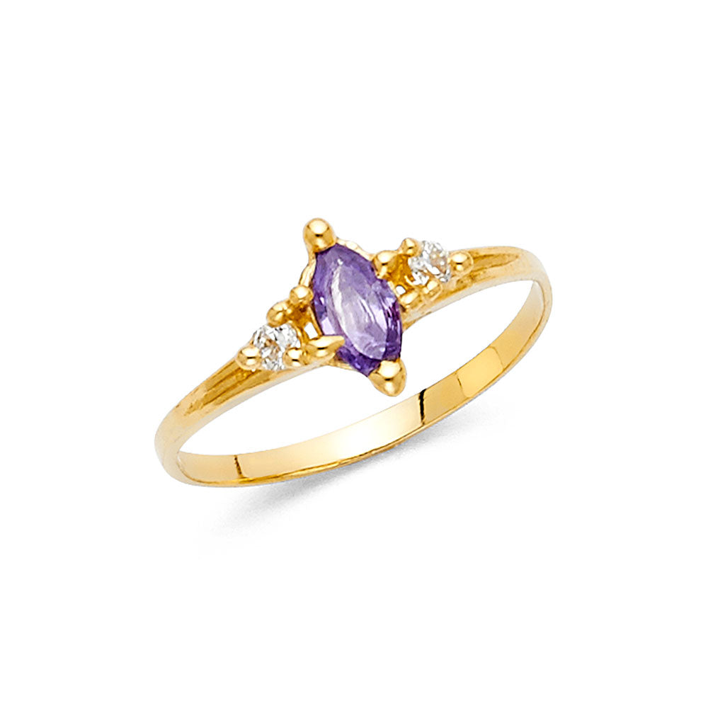 CZ Rings - 14K Gold - RG402