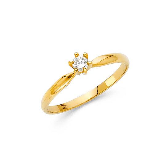 CZ Rings - 14K Gold - RG444