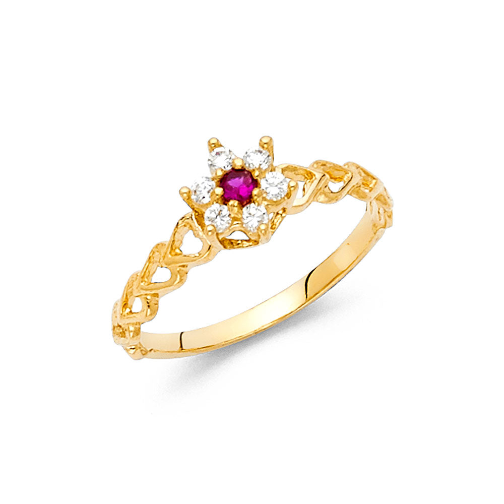 CZ Rings - 14K Gold - RG450