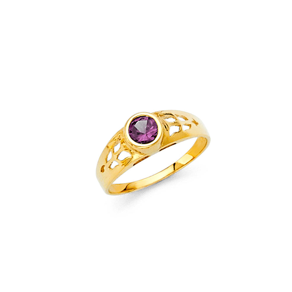 Monthly Baby Rings - 14K Gold - RG470