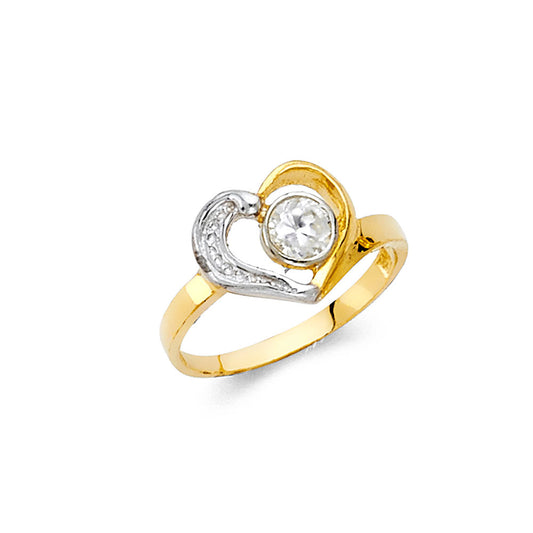 CZ Rings & Baby Rings - 14K Gold - RG476
