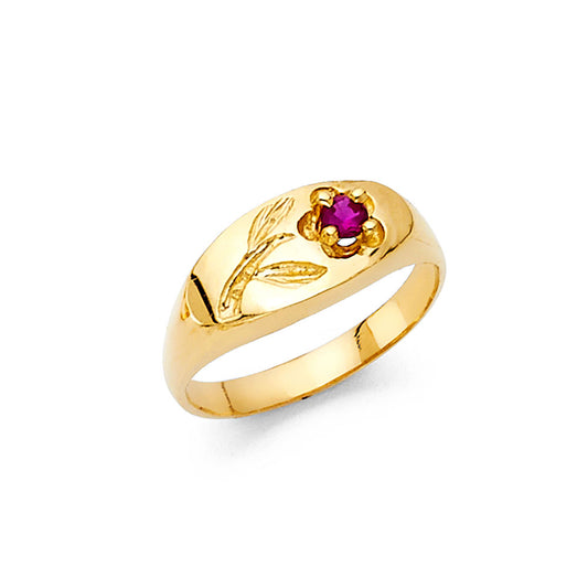 CZ Rings & Baby Rings - 14K Gold - RG501